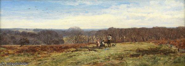 WikiOO.org - Encyclopedia of Fine Arts - Schilderen, Artwork Heywood Hardy - In the New Forest Hampshire