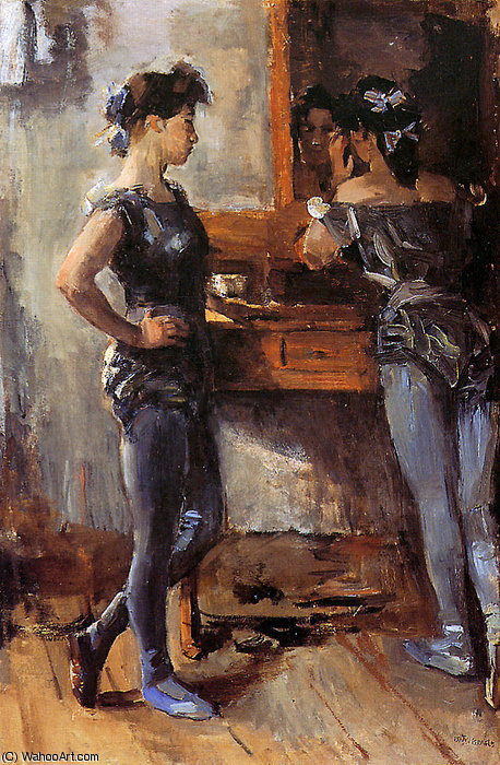 WikiOO.org - Encyclopedia of Fine Arts - Maleri, Artwork Isaac Lazarus Israels - Sles soeurs Daineff Sun