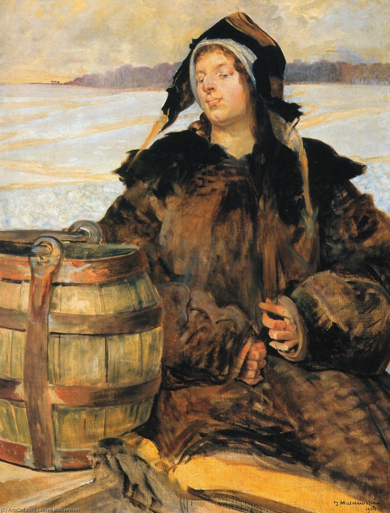 Wikioo.org - The Encyclopedia of Fine Arts - Painting, Artwork by Jacek Malczewski - poisoned well