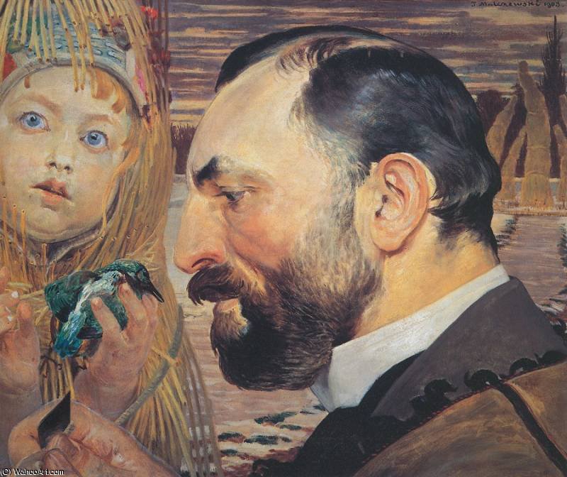 WikiOO.org - Encyclopedia of Fine Arts - Målning, konstverk Jacek Malczewski - Portrait of Feliks Jasienski