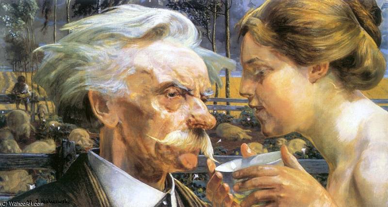 WikiOO.org - Encyclopedia of Fine Arts - Maleri, Artwork Jacek Malczewski - portrait of stanislaw bryniarski