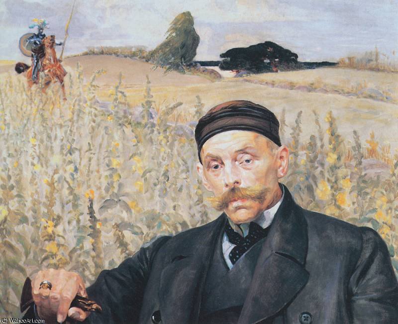 WikiOO.org - אנציקלופדיה לאמנויות יפות - ציור, יצירות אמנות Jacek Malczewski - Portrait of Waclaw Karczewski