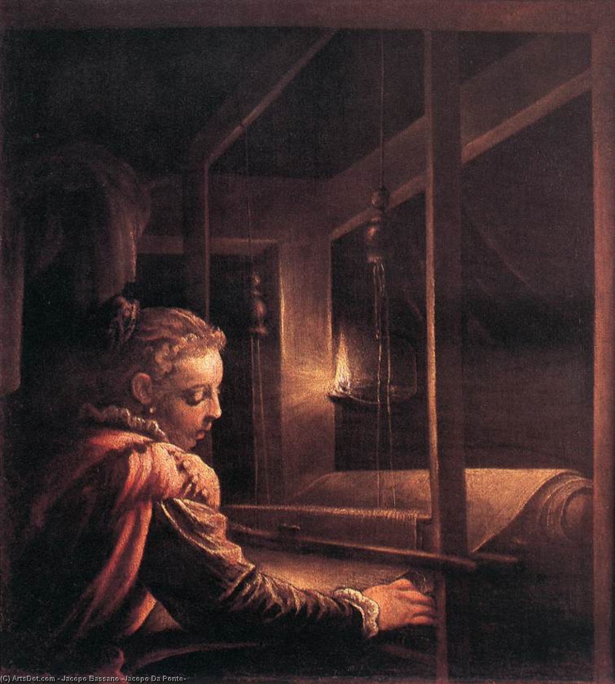 Wikioo.org – L'Enciclopedia delle Belle Arti - Pittura, Opere di Jacopo Bassano (Jacopo Da Ponte) - penelope