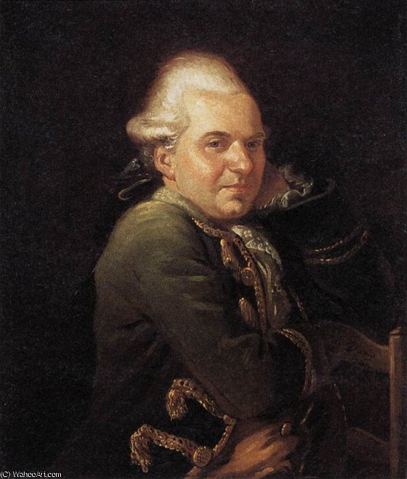 Wikoo.org - موسوعة الفنون الجميلة - اللوحة، العمل الفني Jacques Louis David - Portrait of Francois Buron