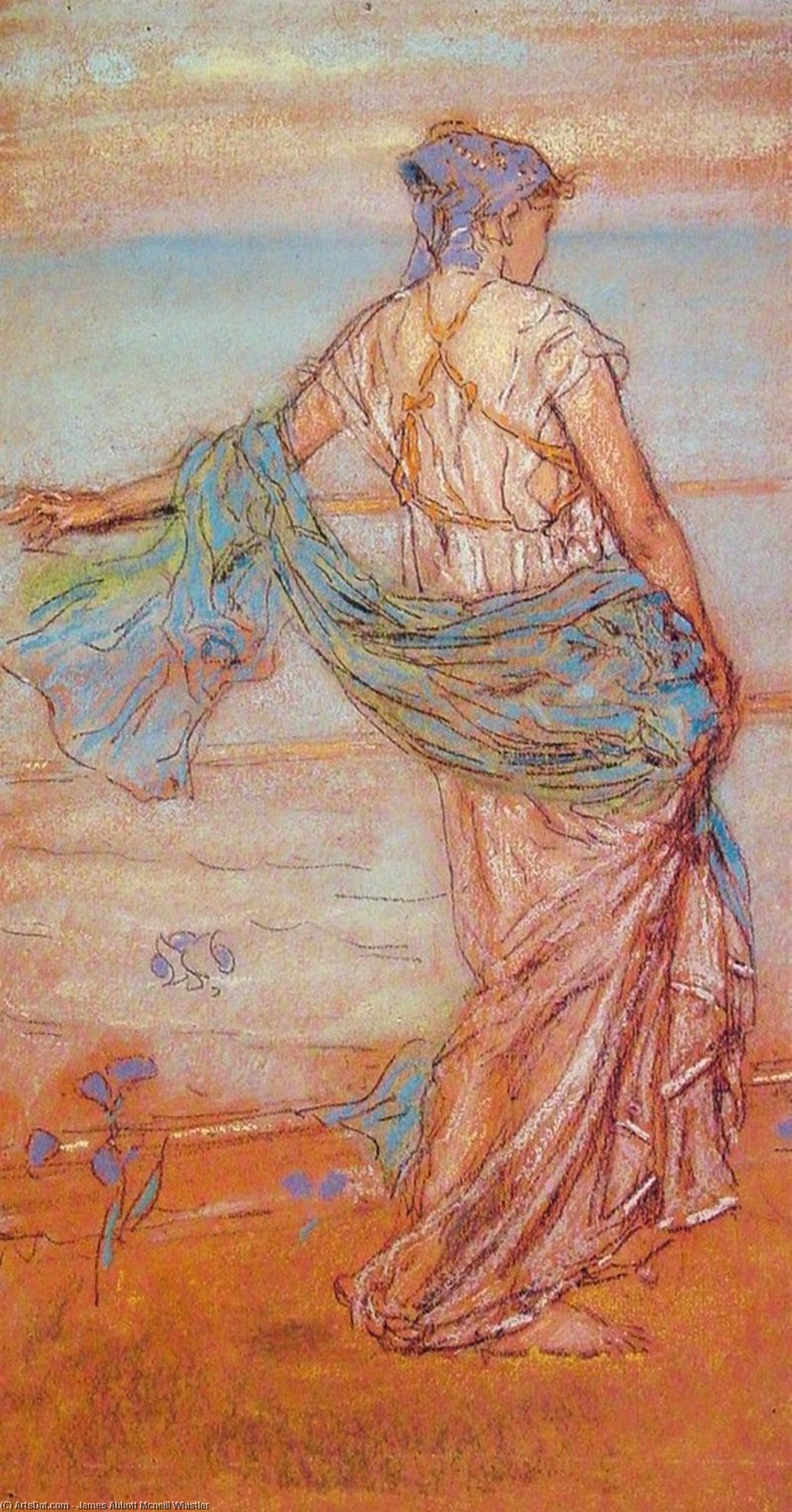 WikiOO.org - Enciclopedia of Fine Arts - Pictura, lucrări de artă James Abbott Mcneill Whistler - annabel lee