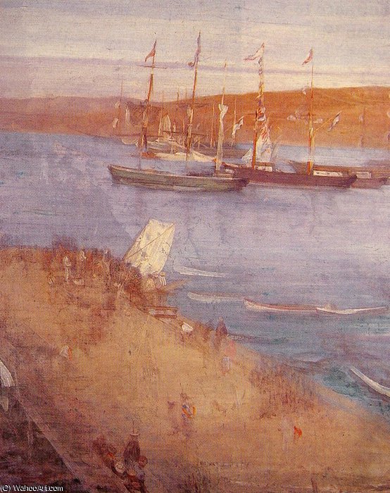 WikiOO.org - Encyclopedia of Fine Arts - Maleri, Artwork James Abbott Mcneill Whistler - The Morning After the Revolution
