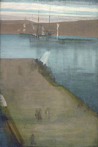 Wikioo.org – La Enciclopedia de las Bellas Artes - Pintura, Obras de arte de James Abbott Mcneill Whistler - puerto de valparaiso