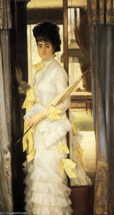 WikiOO.org - 백과 사전 - 회화, 삽화 James Jacques Joseph Tissot - Portrait of Miss Lloyd