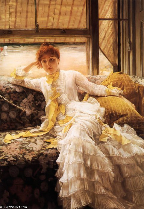 Wikioo.org - The Encyclopedia of Fine Arts - Painting, Artwork by James Jacques Joseph Tissot - Spring Specimen of a Portrait