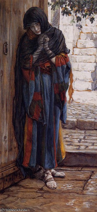 WikiOO.org - Enciclopédia das Belas Artes - Pintura, Arte por James Jacques Joseph Tissot - the repentant magdalene