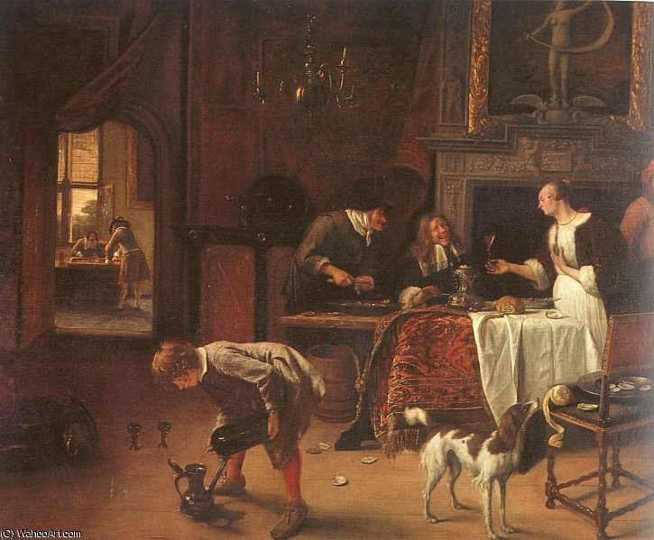 Wikioo.org - The Encyclopedia of Fine Arts - Painting, Artwork by Jan Steen - untitled