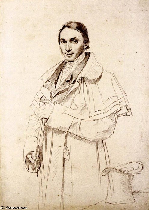 WikiOO.org – 美術百科全書 - 繪畫，作品 Jean Auguste Dominique Ingres - 弗朗索瓦·安托万·林