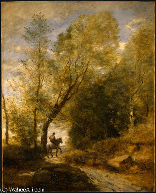 WikiOO.org - Enciklopedija likovnih umjetnosti - Slikarstvo, umjetnička djela Jean Baptiste Camille Corot - The Forest of Coubron