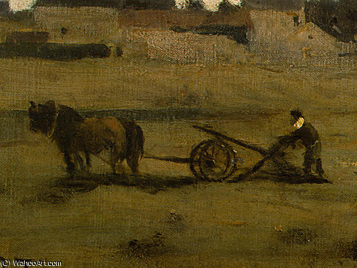 Wikioo.org - The Encyclopedia of Fine Arts - Painting, Artwork by Jean Baptiste Camille Corot - View near Epernon (detail - )