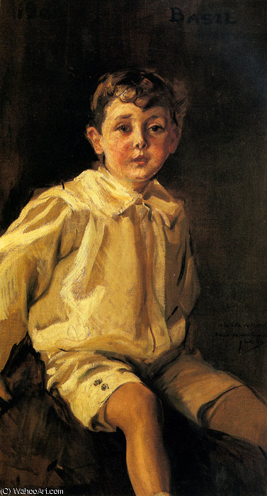 WikiOO.org - אנציקלופדיה לאמנויות יפות - ציור, יצירות אמנות Joaquin Sorolla Y Bastida - A Portrait Of basil Mundy