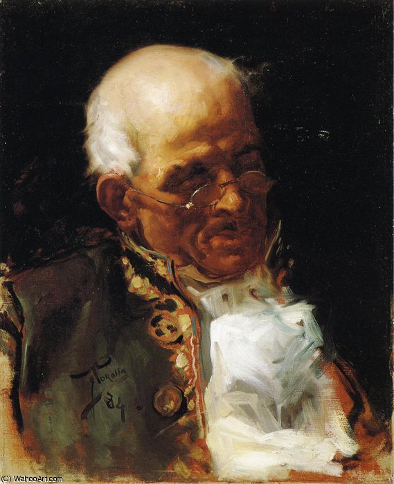 WikiOO.org - Enciclopédia das Belas Artes - Pintura, Arte por Joaquin Sorolla Y Bastida - Portrait of a Caballero