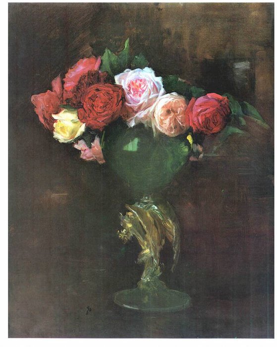 Wikioo.org - The Encyclopedia of Fine Arts - Painting, Artwork by Joaquin Sorolla Y Bastida - rosas