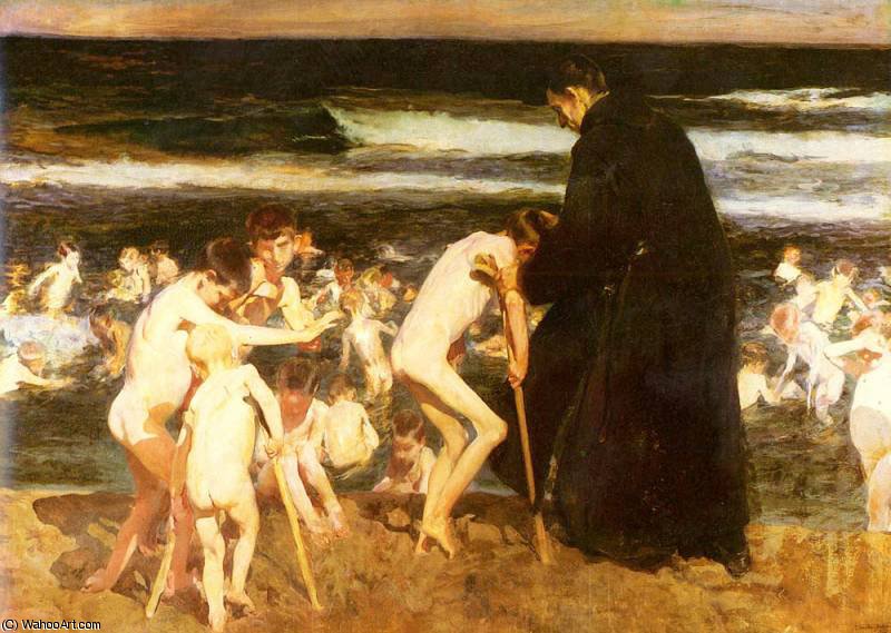 Wikioo.org - The Encyclopedia of Fine Arts - Painting, Artwork by Joaquin Sorolla Y Bastida - triste herencia