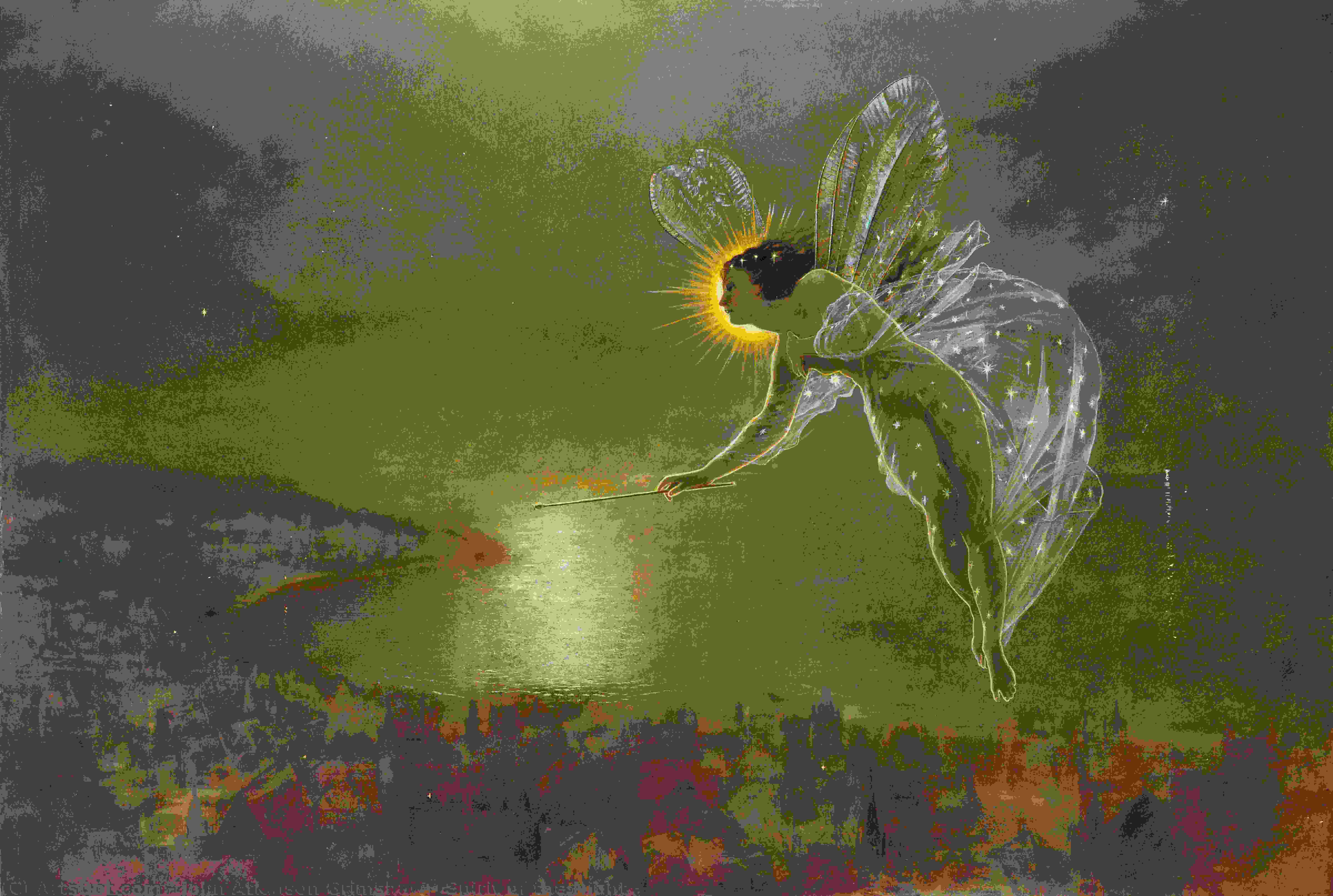 WikiOO.org - Енциклопедія образотворчого мистецтва - Живопис, Картини
 John Atkinson Grimshaw - Spirit of the Night
