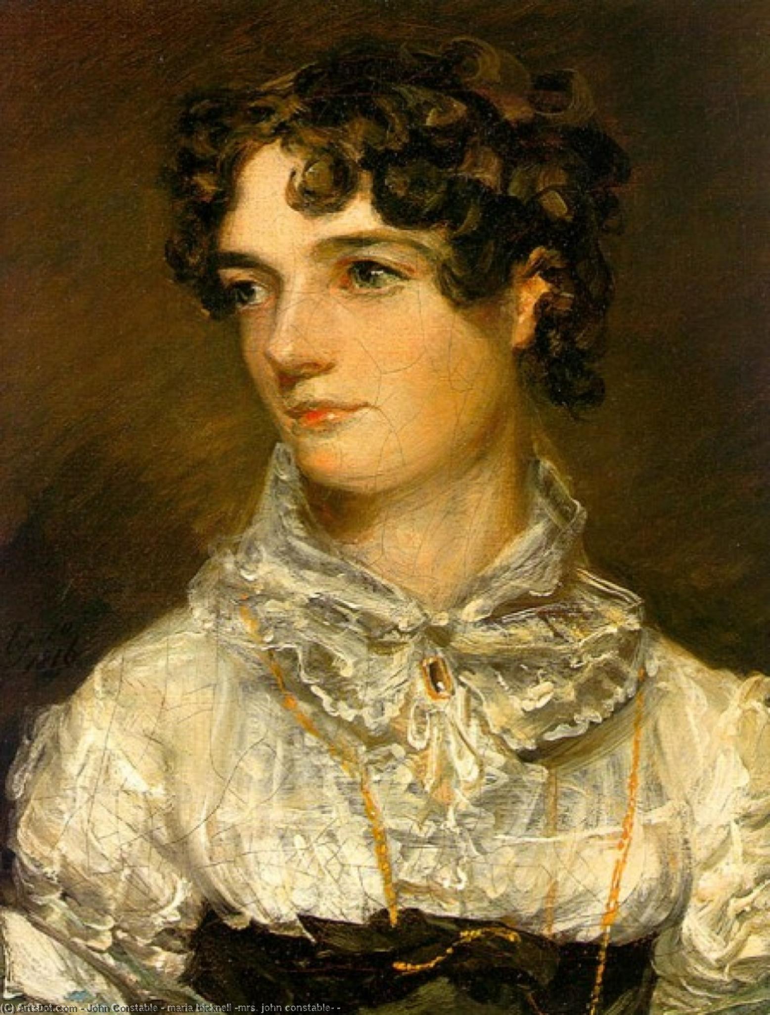 WikiOO.org - دایره المعارف هنرهای زیبا - نقاشی، آثار هنری John Constable - maria bicknell (mrs. john constable) -