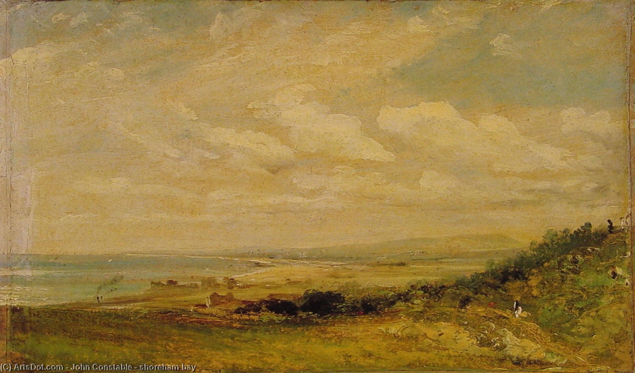 WikiOO.org - Encyclopedia of Fine Arts - Maľba, Artwork John Constable - shoreham bay
