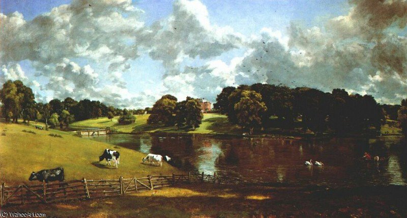 Wikioo.org - สารานุกรมวิจิตรศิลป์ - จิตรกรรม John Constable - wivenhoe park