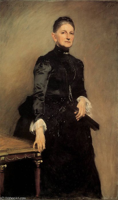 WikiOO.org - Encyclopedia of Fine Arts - Maalaus, taideteos John Singer Sargent - mrs adrian iselin