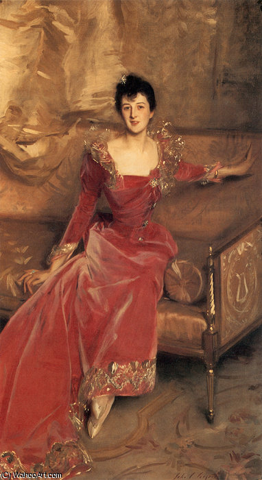 WikiOO.org - Енциклопедія образотворчого мистецтва - Живопис, Картини
 John Singer Sargent - mrs hugh hammersley