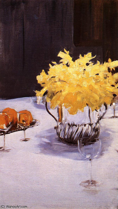 WikiOO.org - Encyclopedia of Fine Arts - Maľba, Artwork John Singer Sargent - Still Life with Daffodils