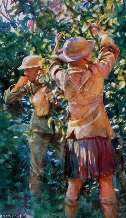 Wikioo.org - The Encyclopedia of Fine Arts - Painting, Artwork by John Singer Sargent - Tu ne voleras point