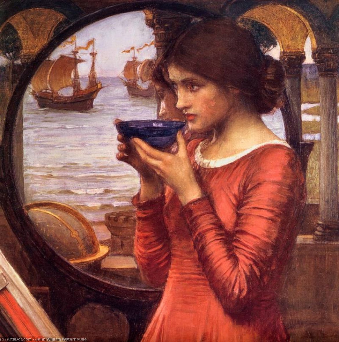 Wikioo.org - The Encyclopedia of Fine Arts - Painting, Artwork by John William Waterhouse - destiny