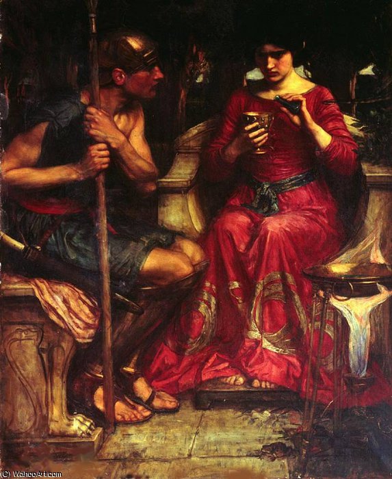 Wikioo.org - The Encyclopedia of Fine Arts - Painting, Artwork by John William Waterhouse - Jason and medea