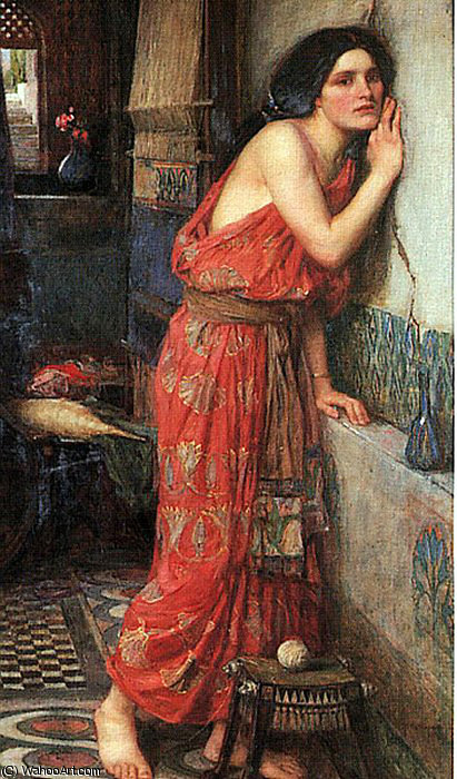 Wikioo.org - The Encyclopedia of Fine Arts - Painting, Artwork by John William Waterhouse - thisbe