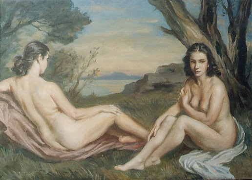 Wikioo.org – La Enciclopedia de las Bellas Artes - Pintura, Obras de arte de Jorge Apperley (George Owen Wynne Apperley) - gemelas Apperley