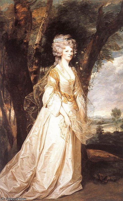 Wikioo.org - The Encyclopedia of Fine Arts - Painting, Artwork by Joshua Reynolds - lady sunderlin
