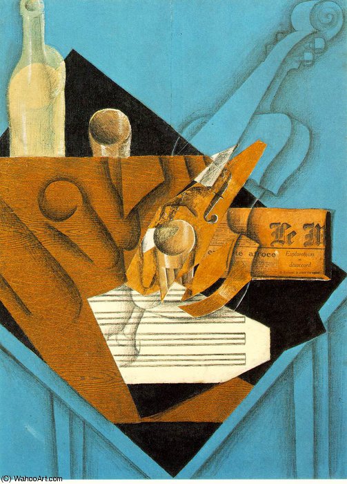 Wikioo.org - The Encyclopedia of Fine Arts - Painting, Artwork by Juan Gris - Musicians table