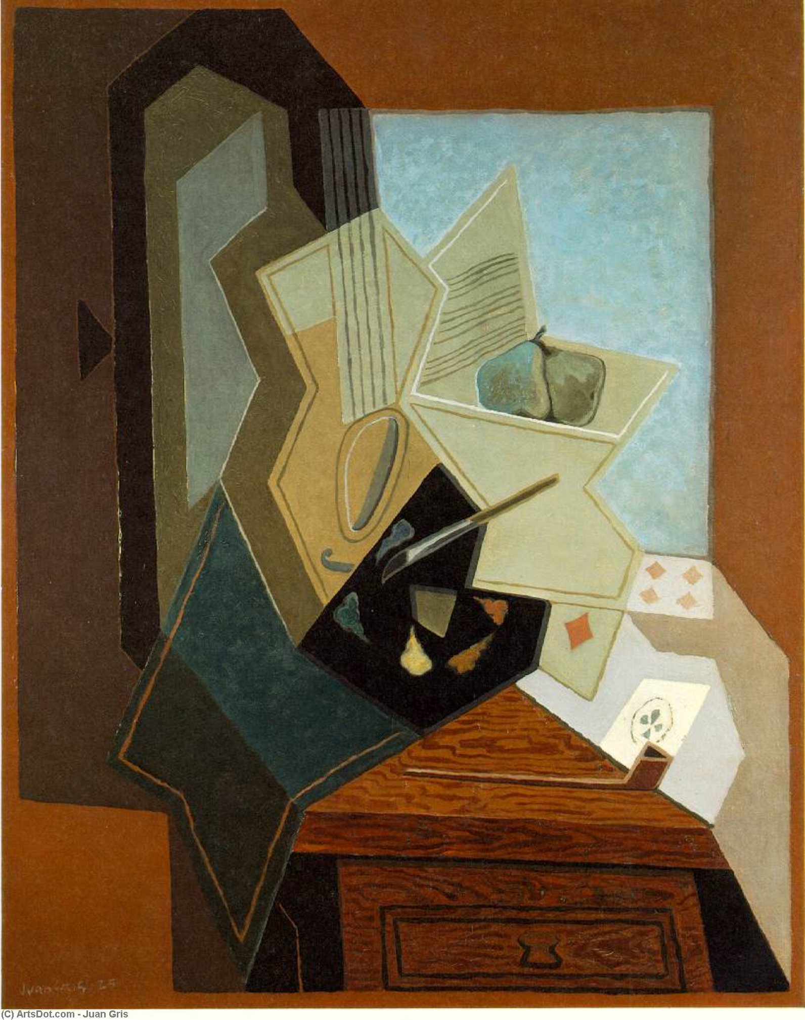 Wikioo.org - The Encyclopedia of Fine Arts - Painting, Artwork by Juan Gris - The painters window - -