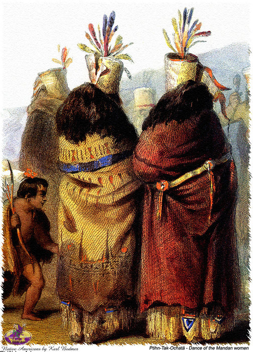 Wikioo.org – L'Encyclopédie des Beaux Arts - Peinture, Oeuvre de Karl Bodmer - Amérindiens nettes (16)