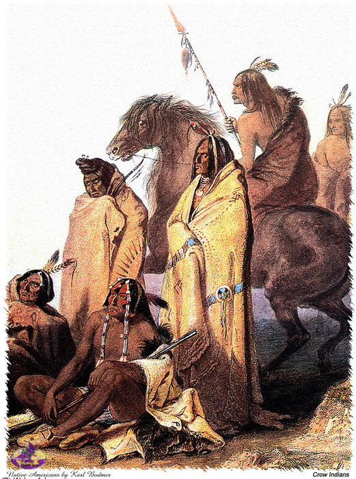 Wikioo.org - สารานุกรมวิจิตรศิลป์ - จิตรกรรม Karl Bodmer - sharper native americans (19)