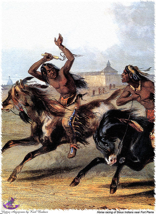 Wikioo.org - The Encyclopedia of Fine Arts - Painting, Artwork by Karl Bodmer - sharper native americans (25)