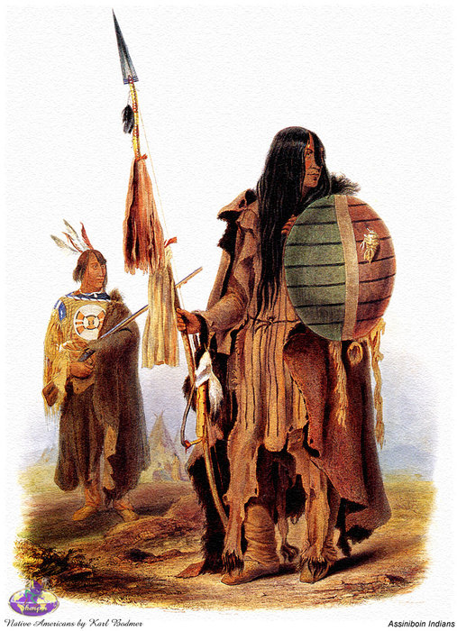 Wikioo.org - The Encyclopedia of Fine Arts - Painting, Artwork by Karl Bodmer - sharper native americans (35)