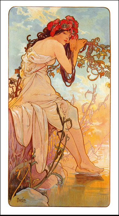 Wikioo.org - The Encyclopedia of Fine Arts - Painting, Artwork by Alphonse Maria Mucha - (34)