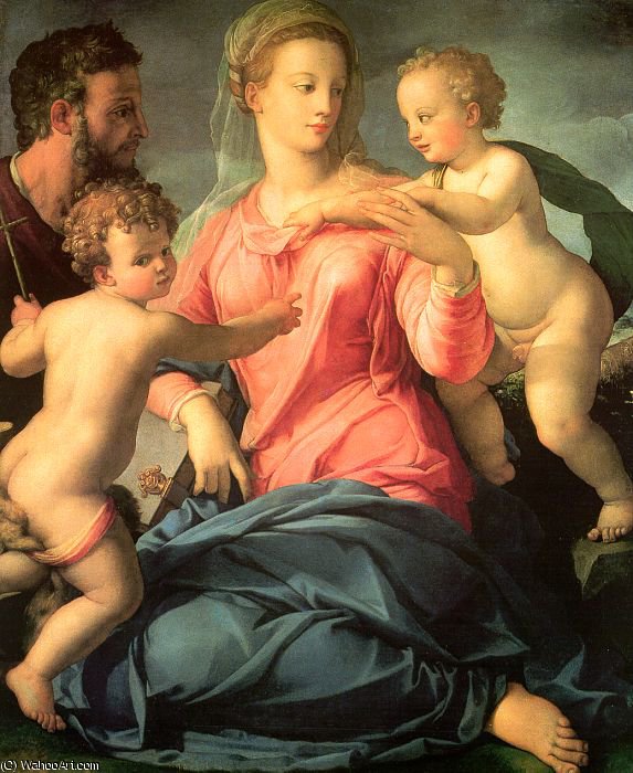 Wikioo.org – L'Enciclopedia delle Belle Arti - Pittura, Opere di Agnolo Bronzino - senza titolo (6221)