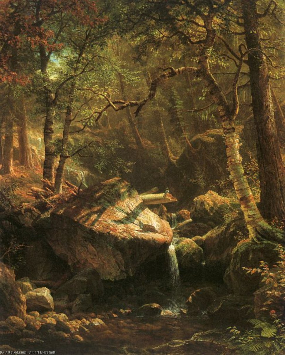 Wikioo.org - The Encyclopedia of Fine Arts - Painting, Artwork by Albert Bierstadt - untitled (8811)