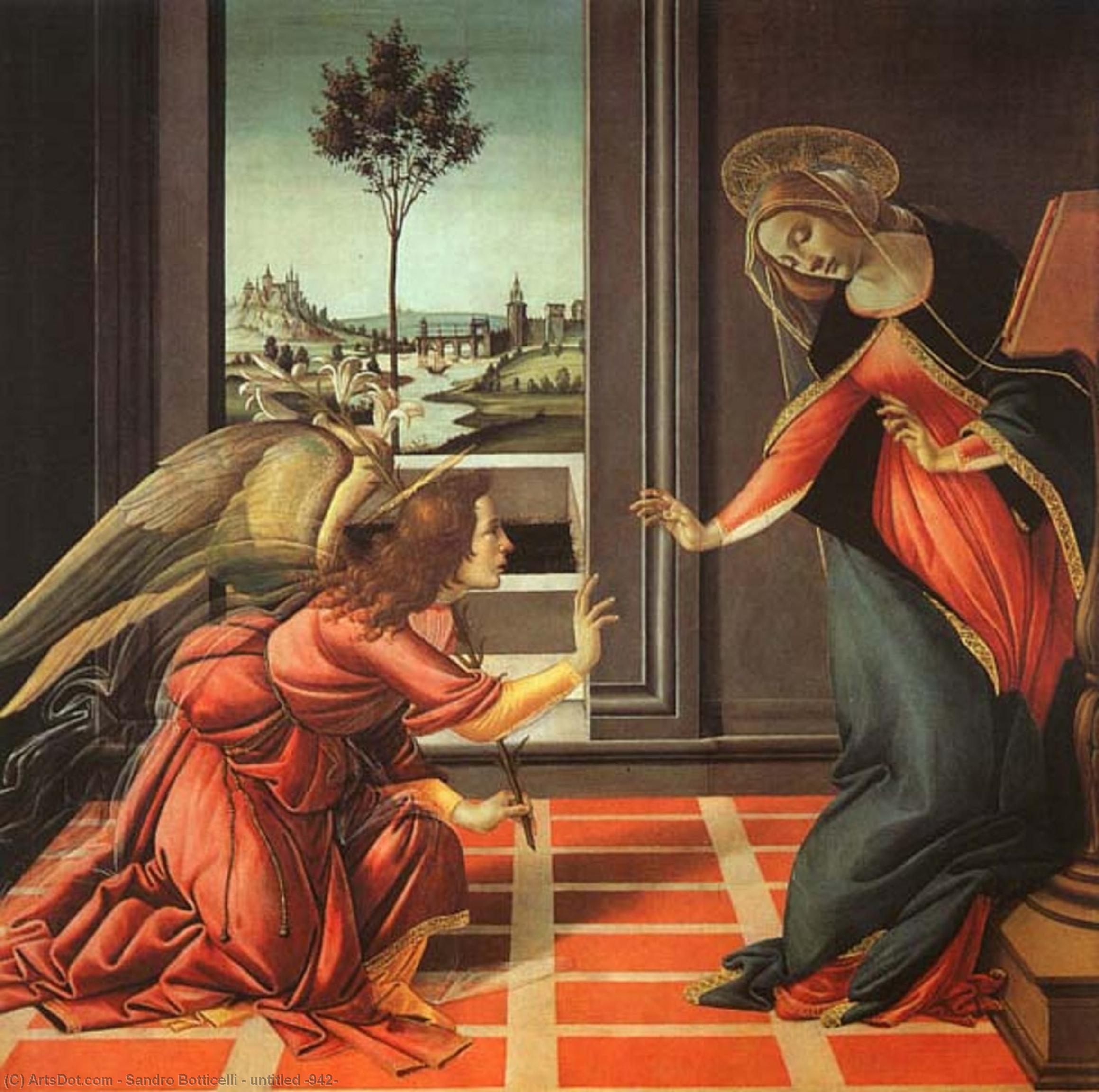 Wikioo.org - The Encyclopedia of Fine Arts - Painting, Artwork by Sandro Botticelli - untitled (942)