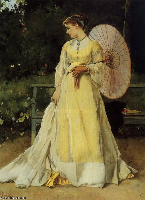 Wikioo.org - The Encyclopedia of Fine Arts - Painting, Artwork by Alfred Stevens - untitled (8426)