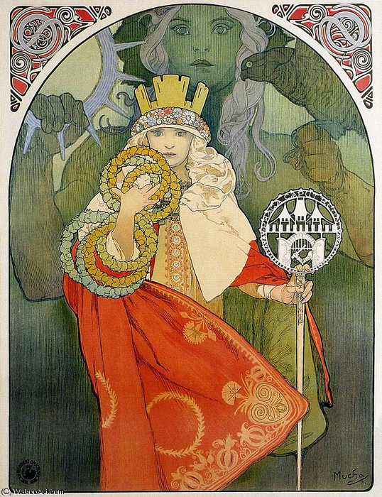 Wikioo.org - The Encyclopedia of Fine Arts - Painting, Artwork by Alfons Maria Mucha - 6th Sokol Festival