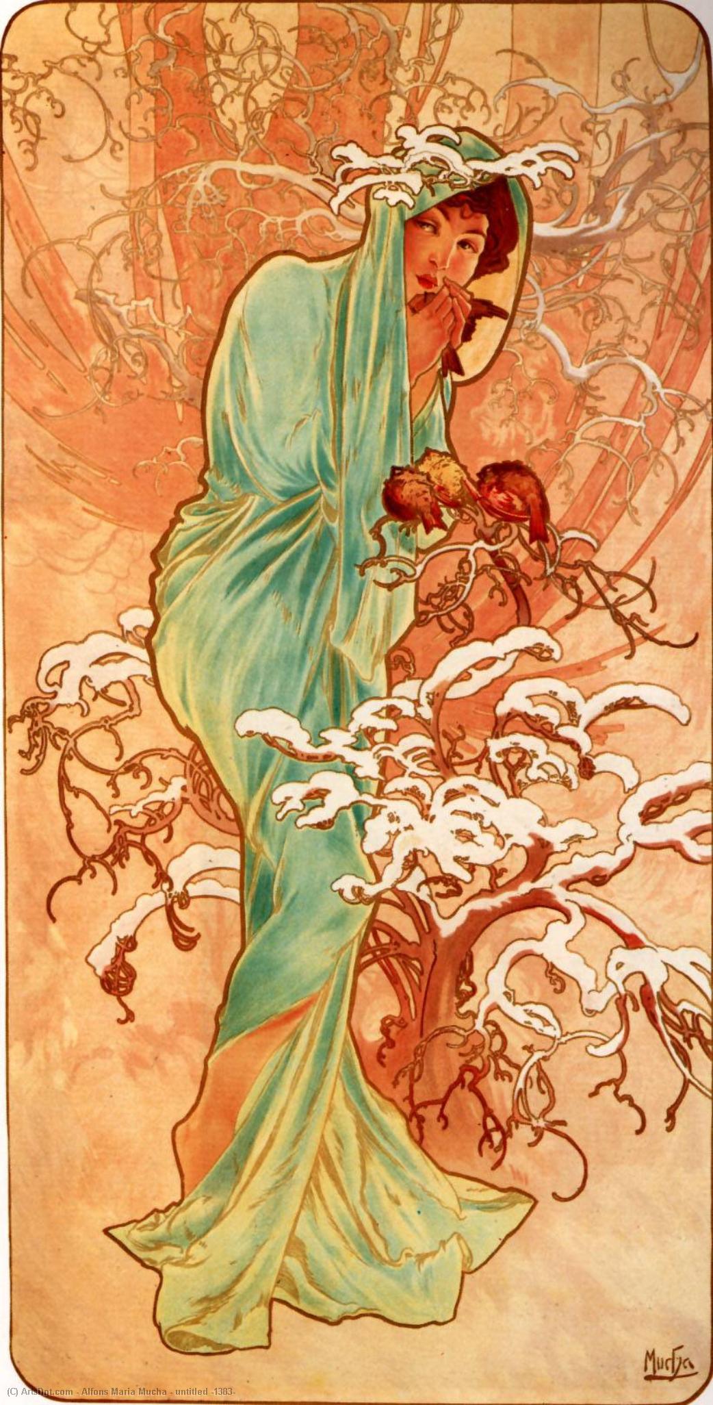 Wikioo.org - The Encyclopedia of Fine Arts - Painting, Artwork by Alfons Maria Mucha - untitled (1383)