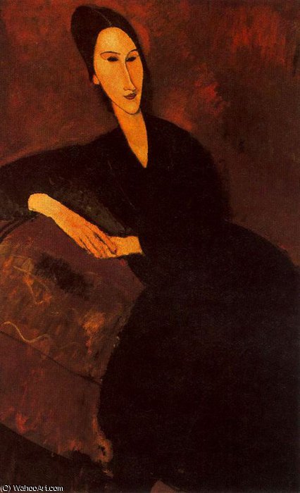 WikiOO.org – 美術百科全書 - 繪畫，作品 Amedeo Modigliani - 无题（5105）