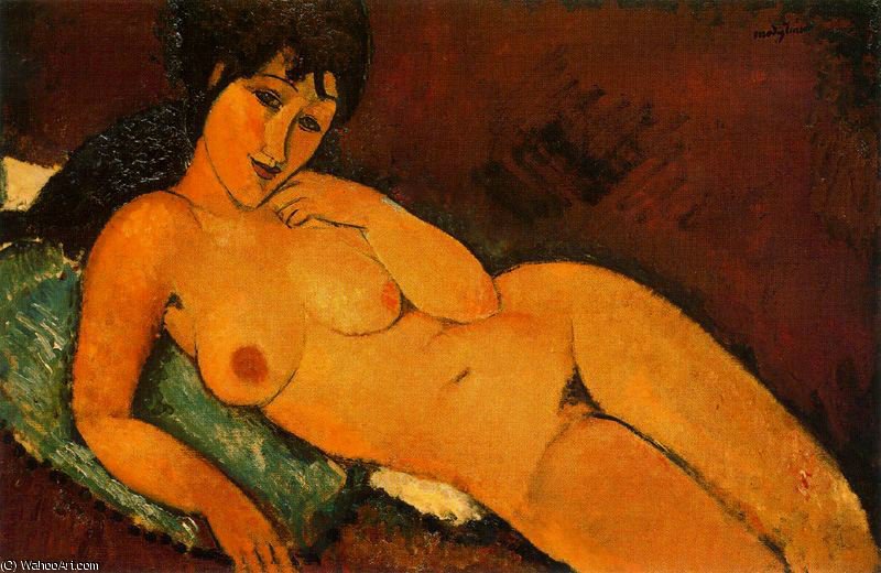 Wikioo.org - The Encyclopedia of Fine Arts - Painting, Artwork by Amedeo Modigliani - untitled (9172)